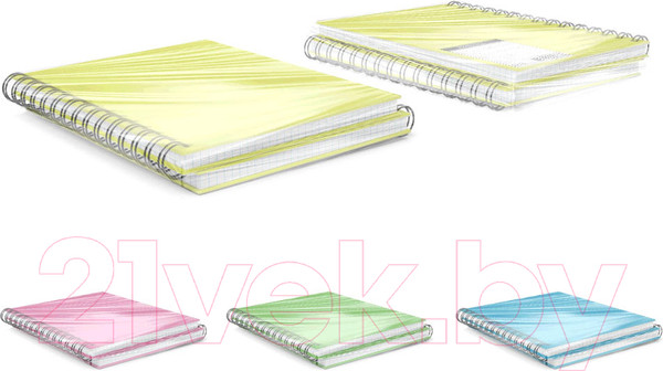 Изображение товара Тетрадь Erich Krause Neon / 45176 (120л, клетка)