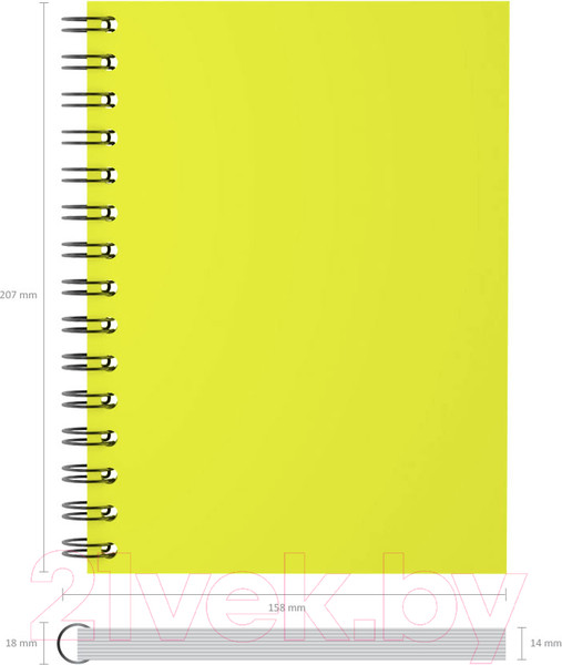 Изображение товара Тетрадь Erich Krause Neon / 45176 (120л, клетка)