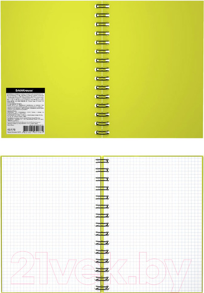 Изображение товара Тетрадь Erich Krause Neon / 45176 (120л, клетка)