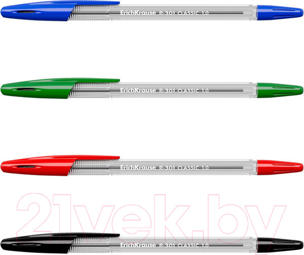 Изображение товара Набор шариковых ручек Erich Krause R-301 / 44593 (4шт)