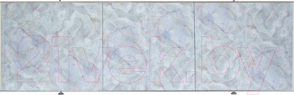 Изображение товара Экран для ванны Comfort Alumin Group Плитка голубая 120