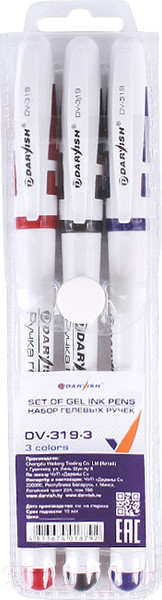 Изображение товара Набор гелевых ручек Darvish DV-319-3 (3шт)