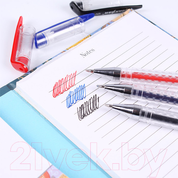 Изображение товара Набор гелевых ручек Darvish DV-118-3 (3шт)