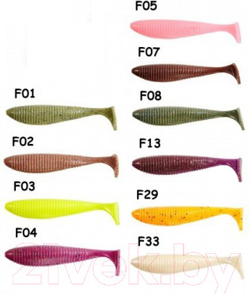 Изображение товара Мягкая приманка Lucky John Pro Series Joco Shaker / 140303-F05 (3шт)