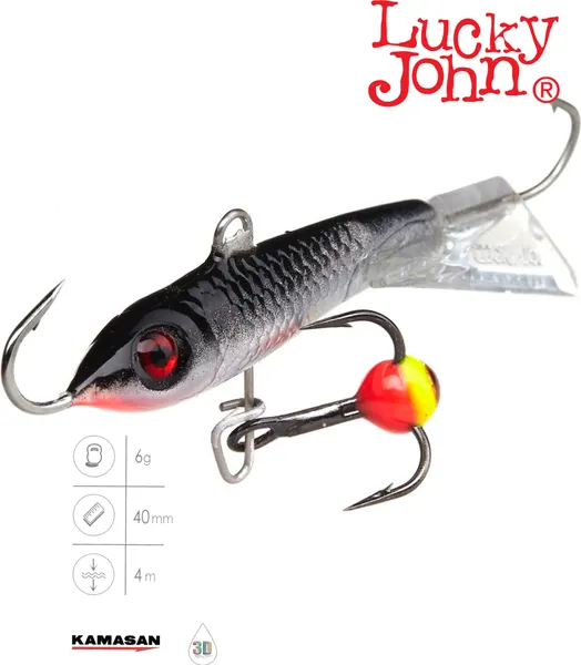 Изображение товара Балансир Lucky John Classic 4 / 81401-13H (с тройником)