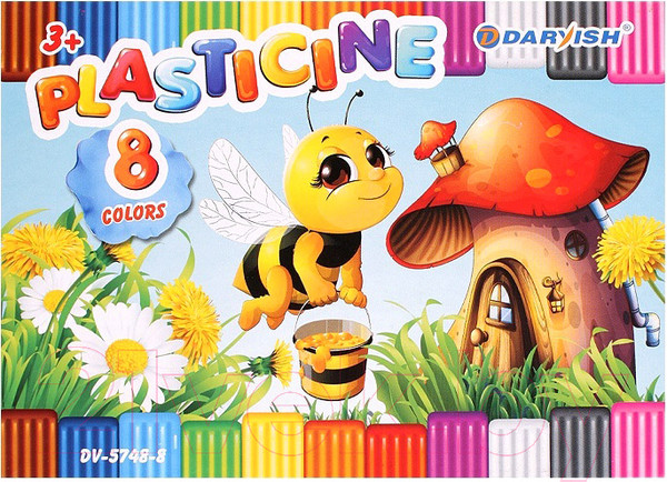 Изображение товара Пластилин Darvish DV-5748-8 (8шт)