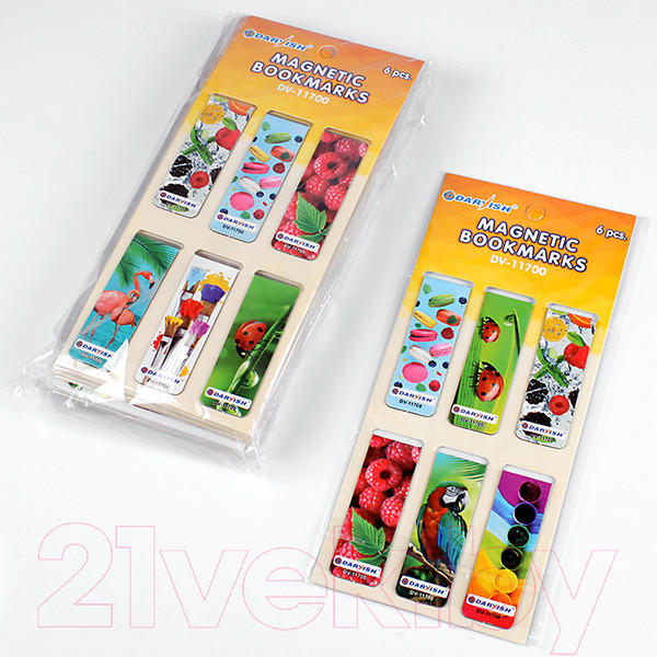 Изображение товара Набор закладок Darvish Магнитные / DV-11700 (6шт)