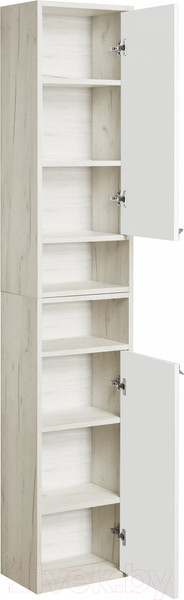 Изображение товара Шкаф-полупенал для ванной Акватон Флай R (1A237903FAX1R)