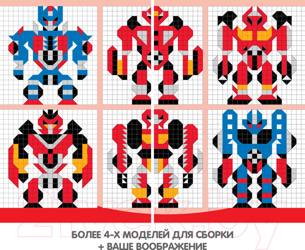 Изображение товара Развивающая игрушка Bondibon Мозаика. Роботы / ВВ3030