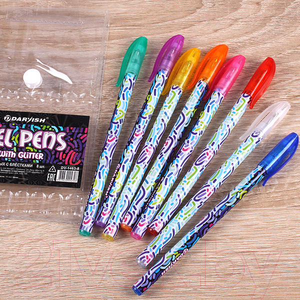 Изображение товара Набор гелевых ручек Darvish DV-1463-8 (8шт)
