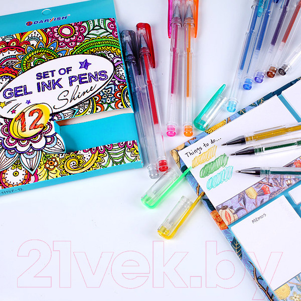 Изображение товара Набор гелевых ручек Darvish DV-11137-12 (12шт)