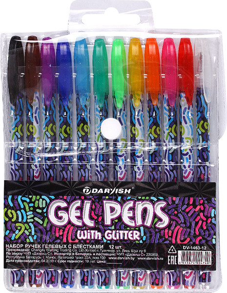 Изображение товара Набор гелевых ручек Darvish DV-1463-12 (12шт)