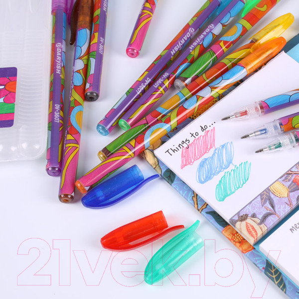 Изображение товара Набор гелевых ручек Darvish DV-3607-12 (12шт)