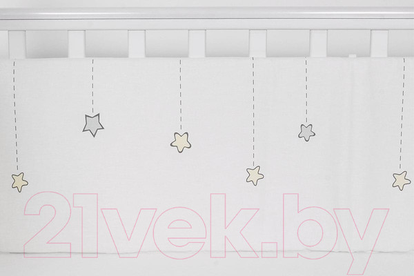 Изображение товара Бортик в кроватку Топотушки Друзья / 142/2 (серый)