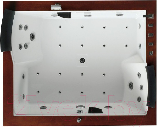 Изображение товара Ванна акриловая Gemy G9052 II K R 186x151 (с гидромассажем)