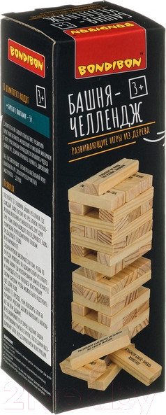 Изображение товара Настольная игра Bondibon Башня-челлендж / ВВ4178