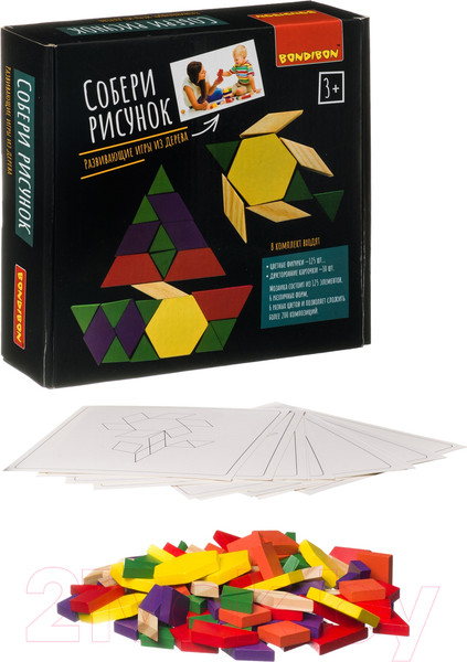 Изображение товара Развивающая игра Bondibon Собери рисунок / ВВ4186