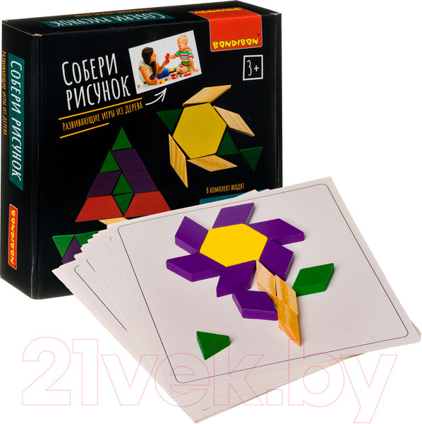 Изображение товара Развивающая игра Bondibon Собери рисунок / ВВ4186