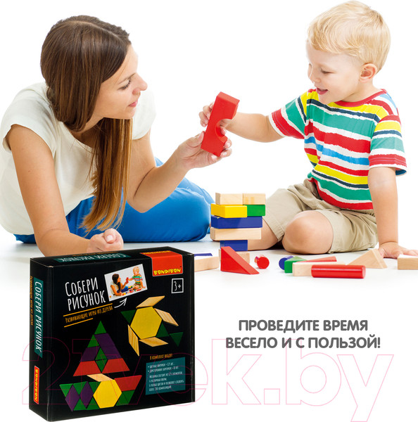 Изображение товара Развивающая игра Bondibon Собери рисунок / ВВ4186