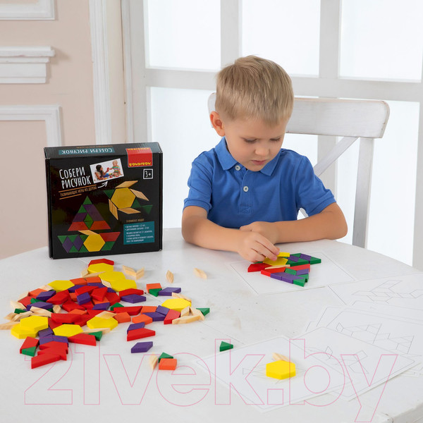 Изображение товара Развивающая игра Bondibon Собери рисунок / ВВ4186