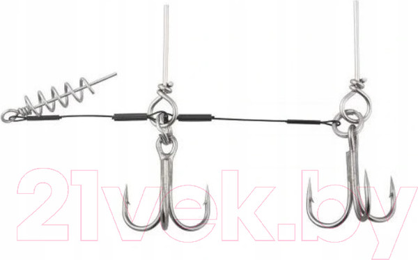 Изображение товара Комплект оснастки для приманки Dragon V-Lures 1/0 / 56-100-2709