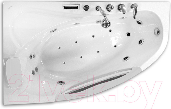 Изображение товара Ванна акриловая Gemy G9046 K L 161x96 (с гидромассажем)