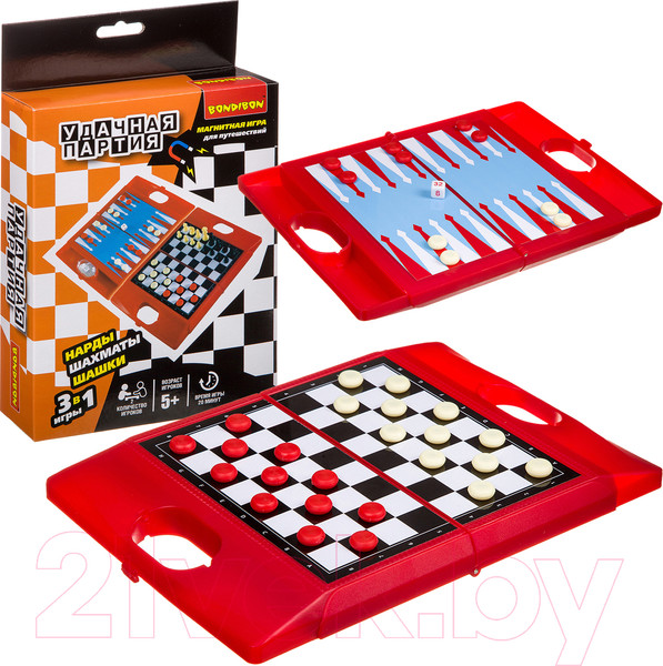 Изображение товара Набор настольных игр Bondibon Удачная партия / ВВ3482