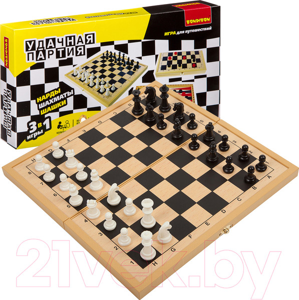 Изображение товара Набор настольных игр Bondibon Удачная партия / ВВ3490