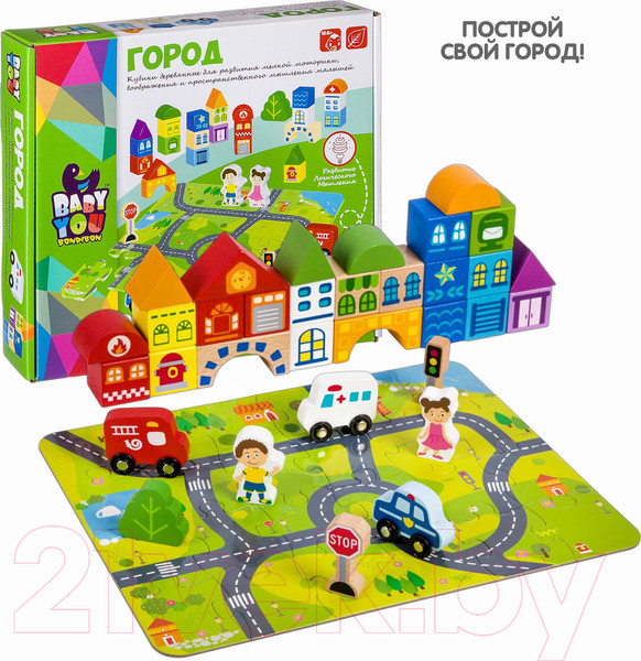 Изображение товара Конструктор Bondibon Город / ВВ2382