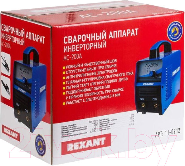 Изображение товара Инвертор сварочный Rexant АС-200А / 11-0912