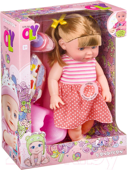 Изображение товара Пупс с аксессуарами Bondibon OLY функциональная / ВВ4261