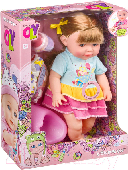 Изображение товара Пупс с аксессуарами Bondibon OLY функциональная / ВВ4262