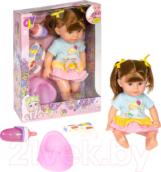Изображение товара Пупс с аксессуарами Bondibon OLY функциональная / ВВ4262