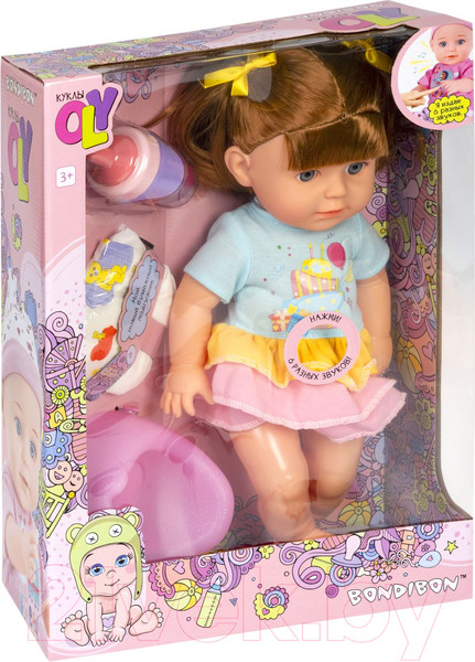 Изображение товара Пупс с аксессуарами Bondibon OLY функциональная / ВВ4262
