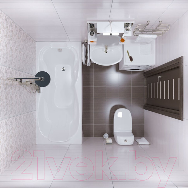 Изображение товара Ванна акриловая Triton Цезарь 180x80 (с каркасом)