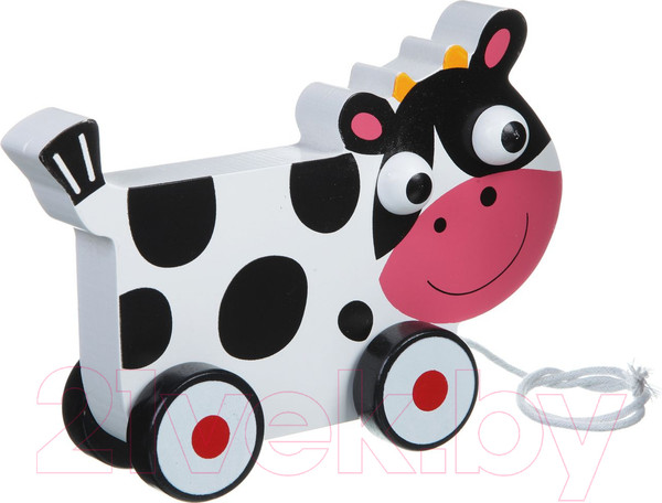 Изображение товара Игрушка-каталка Bondibon Коровка / ВВ1498