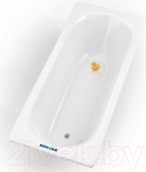 Изображение товара Ванна стальная ВИЗ Reimar 120x70 (белая орхидея)
