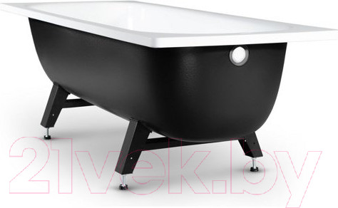 Изображение товара Ванна стальная ВИЗ Reimar 120x70 (белая орхидея)