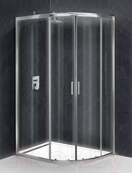 Изображение товара Душевой уголок BelBagno UNO-195-RH-2-100/80-C-Cr