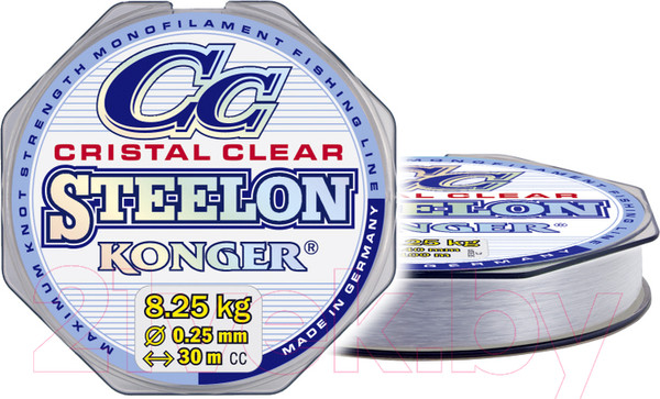 Изображение товара Леска монофильная Konger Steelon Crictal Clear 0.22мм 30м / 240030022