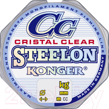 Изображение товара Леска монофильная Konger Steelon Crictal Clear 0.22мм 30м / 240030022