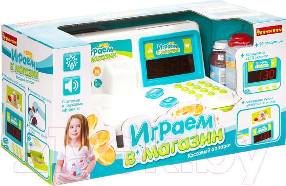 Изображение товара Касса игрушечная Bondibon Играем в магазин / ВВ4127