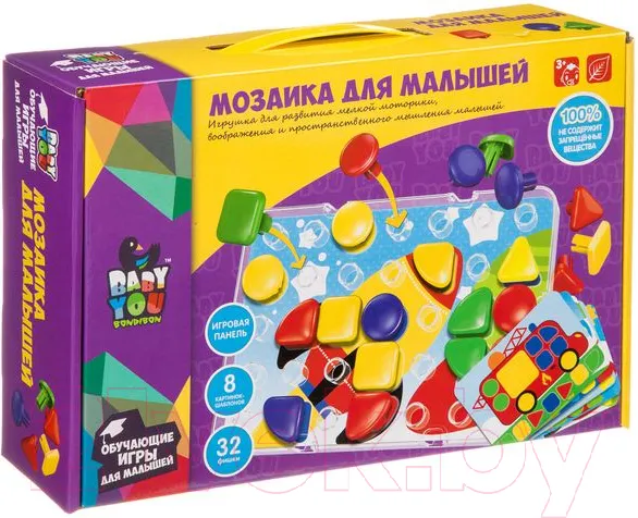 Изображение товара Развивающая игра Bondibon Мозаика / ВВ3745