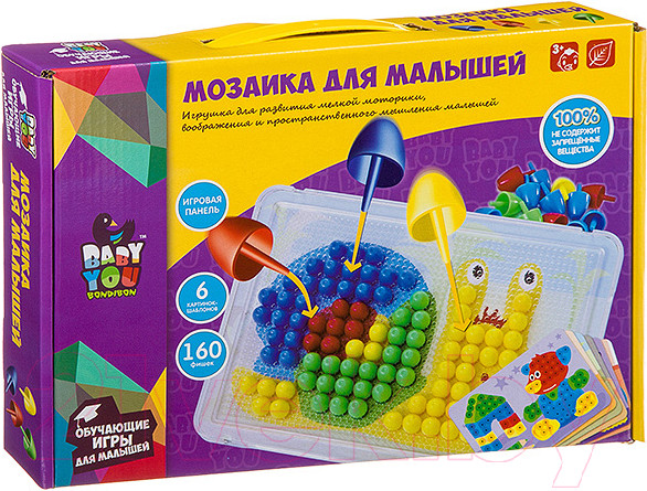 Изображение товара Развивающая игра Bondibon Мозаика / ВВ3747