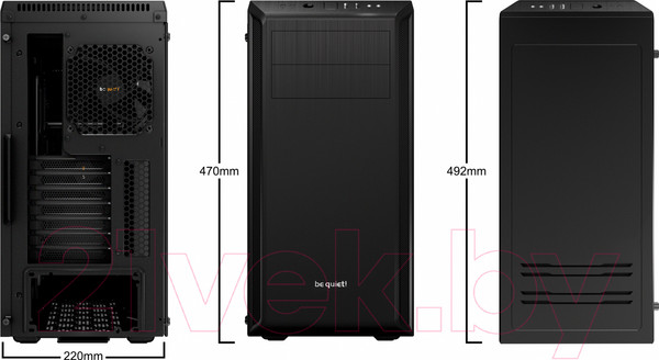 Изображение товара Корпус для компьютера Be quiet! Pure Base 600 Window Black (BGW21)