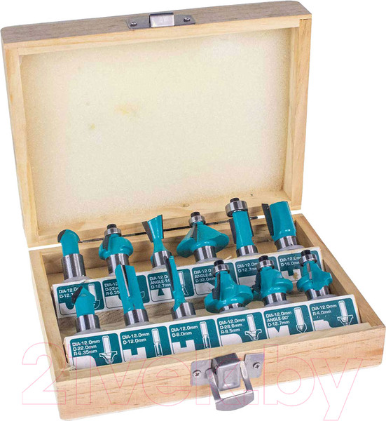 Изображение товара Набор фрез TOTAL TACSR2121 (12шт)