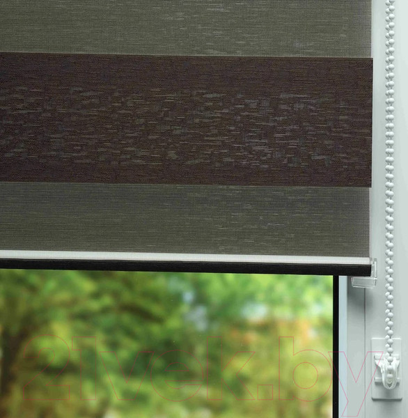 Изображение товара Рулонная штора Lm Decor Сити ДН LB 60-05 110x160 (шоколад)