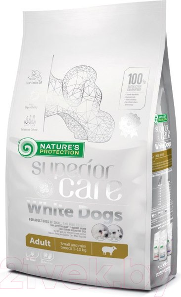 Изображение товара Сухой корм для собак Nature's Protection Superior Care White Dogs Lamb Adult Small And Mini Breeds (1.5кг)