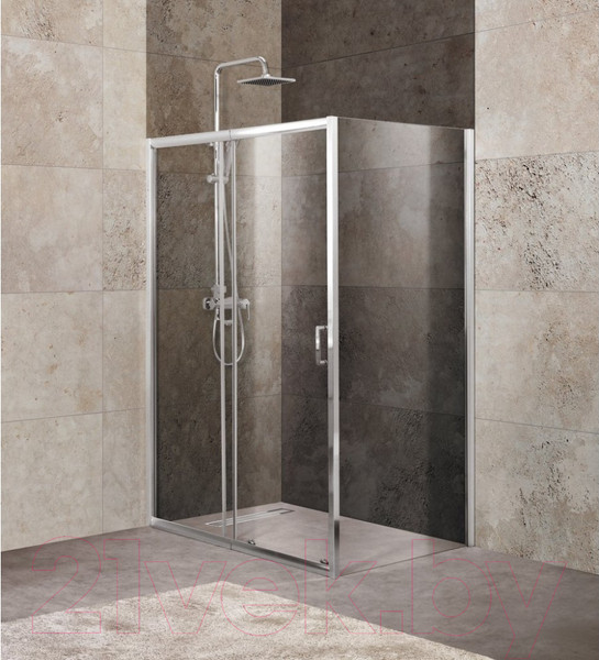Изображение товара Душевой уголок BelBagno UNIQUE-AH-1-120/135-80-C-Cr