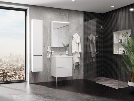 Изображение товара Шкаф-пенал для ванной Акватон Стоун (1A228403SX01L)